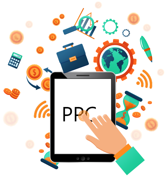 PPC Ads image illustration icon