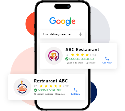 restaurant google screened image illustration icon