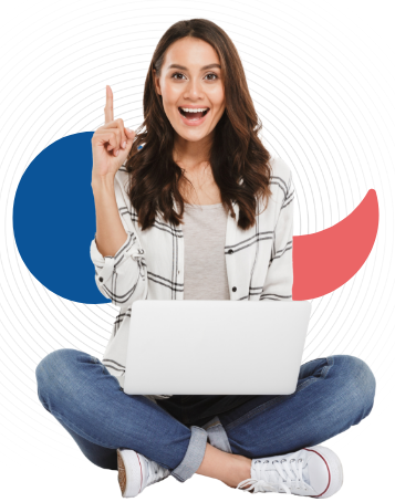 Girl with laptop image illustration icon